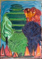 Jesteśmy tylko niepokonani (iv), 2007 (olej na płótnie)