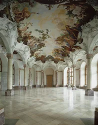 Rezydencja w Wuerzburgu, Sala Terrena, Wuerzburg, Niemcy (fresk)