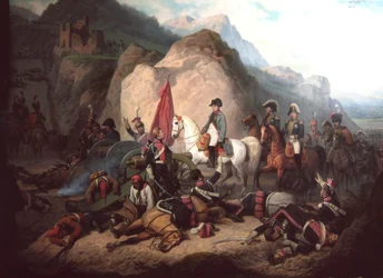 Napoleon w wąwozie Somosierry