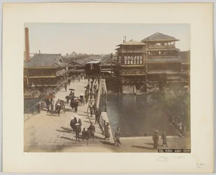 Yebisu Bashi, Osaka, Japonia, ok. 1890