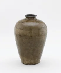 Butelka, Seto, prefektura Aichi, okres Muromachi, początek XV w. (ceramika)