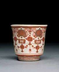Puchar, Prowincja Kaga, Era Meiji (porcelana)