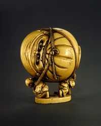 Daruma, Meiji Okres d (1868-1912)
