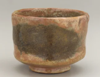 Niska cylindryczna miseczka do herbaty, Kioto, Kioto-fu, okres Edo, I poł. XIX w. (ceramika)