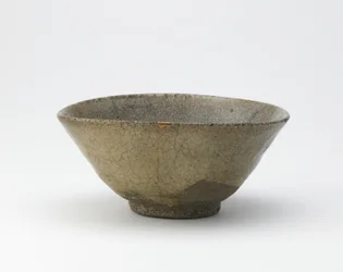 Miseczka do herbaty, Matsue, prefektura Shimane, okres Edo (kamionka z polewą jesionową)