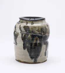 Słoik na wodę do ceremonii parzenia herbaty, okres Edo (ceramiczny)