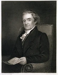 Noah Webster (1758-1843) wyryty przez Fredericka W. Halpin (1805-80)