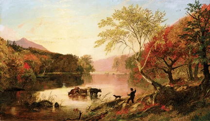 Jesień nad rzeką Hudson, ok. 1861 (olej na płótnie)