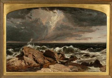 Scena na wybrzeżu, 1855