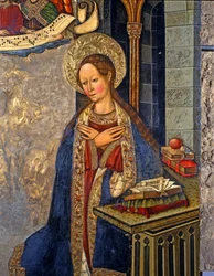 Zwiastowanie, 1457 (tempera na drewnie)