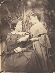 Portret kobiety z dzieckiem, 1855 (zdjęcie)
