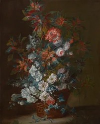 Kwiaty w koszu 1695 (olej na płótnie)