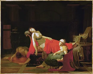 Śmierć Kleopatry (olej na płótnie)