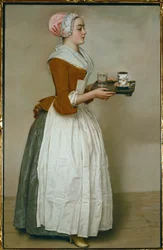 La Chocolatiere. Pastel (pastel na papierze)