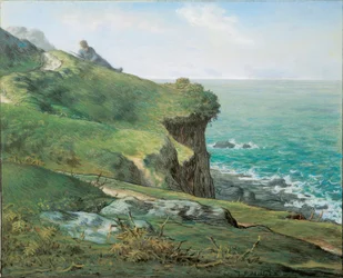 Klify w Greville par Millet, Jean Francois (1814-1875)