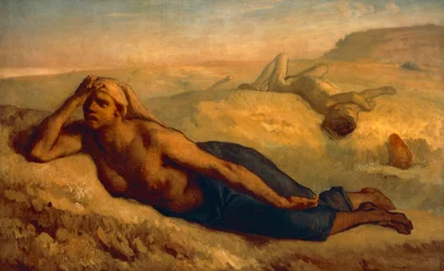 Hagar i Ismael — Jean-Francois Millet (1814-1875).