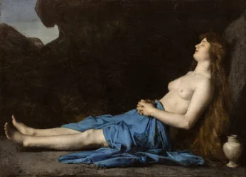 Madeleine na pustyni, 1873-74 (olej na płótnie)