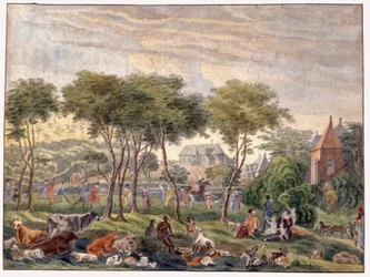 Wyspa Reunion. 1813 (akwarela)