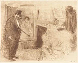 Garderoba tancerki (2. plansza) (The Dancer’s Dressing Room) (druga plansza)