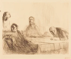 Uczta w Emaus (2. plansza) (The Supper at Emmaus) (second plate)