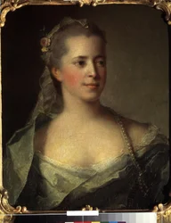 Portret kobiety. (Portret damy). Obraz Jean Marc Nattier (Jean-Marc Nattier