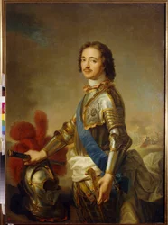 Portret Piotra I Wielkiego (1672-1725), cara Rosji