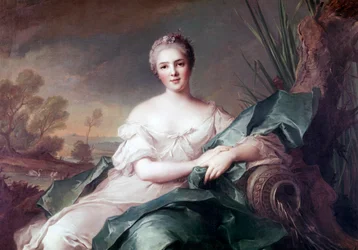Portret księżniczki Victoire z Francji, Jean-Marc Nattier, olej na płótnie
