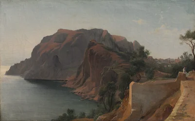 Capri, ok. 1845 (olej na tkaninie)