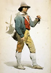 Roman Boy (akwarela na papierze)