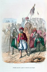 Ibrahim Pasza maszerujący na czele swoich oddziałów, 1811-1818 1847