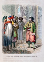 Muhammad Ali wysyła swojego syna Ibrahima Paszy, aby stłumił saudyjską rewoltę, 1811-1818, 1847