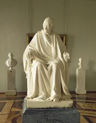 Francois Marie Arouet Voltaire (1694-1778) 1781 (marmur)