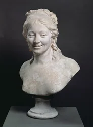 Popiersie portretowe Madame Houdon, żony artysty, 1786