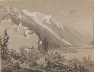 Widok na Mont Blanc