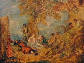 Scena obozowa, XVII w., 1909