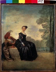 Boudeuse (Kapryśna kobieta). Obraz Jeana Antoine