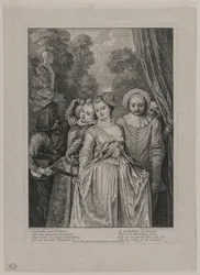 Ubrania są włoskie, 1715-1716.