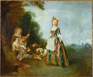 Taniec, ok. 1719 (olej na płótnie)