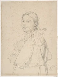 Madame Jean-Auguste-Dominique Ingres, z domu Madeleine Chapelle