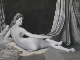 Odaliska w Grisaille, c.1824-34 (olej na płótnie)