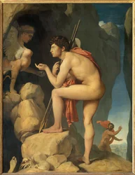 Edyp wyjaśnia zagadkę Sfinksa, 1808, 1,89 x 1,44 m