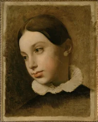Portret Isaure Leblanc córki przyjaciół malarza M. i Mme. Leblanc z Florencji
