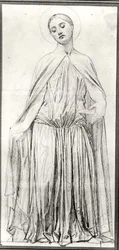 Św. Adelajda, 1842 (grafit)