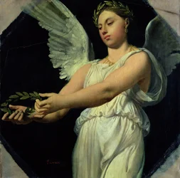 Studium Zwycięstwa dla Apoteozy Homera, 1826-27