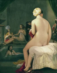 Mała kąpiąca się w haremie, 1828