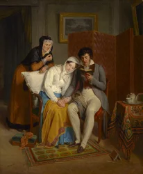Czytanie rekonwalescentowi, ok. 1827 r.