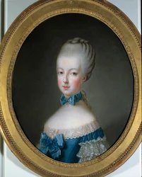 Portret Marii Antoniny (1755 - 1793) królowej Francji. Obraz Jeana Baptiste Charpentiera (1728-1806)