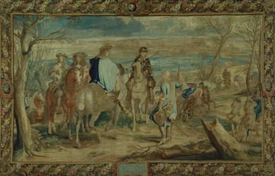 Ludwik XIV zabierając Dole (gobelin)