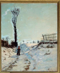 Pusta ścieżka, efekt śniegu Obraz Jean Baptiste Armand Guillaumin (1841-1927) 1869 Nd. 0,66 x 0,55 m Paryż, musee d