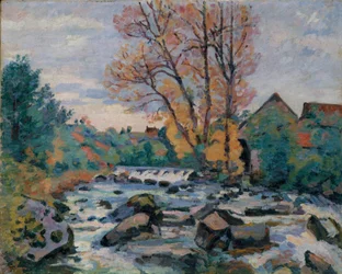 Młyn Bouchardona, Crozant, ok. 1898 r.